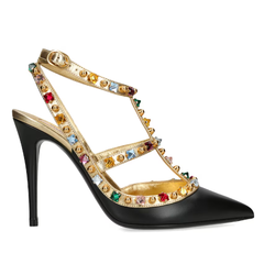 女王请穿鞋！Valentino 华伦天奴 彩色铆钉高跟鞋