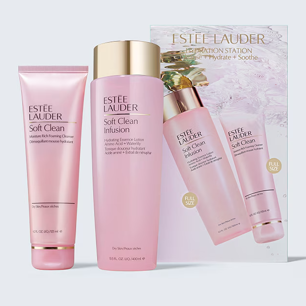 Estee Lauder 雅诗兰黛粉洁+粉水套装 价值$75