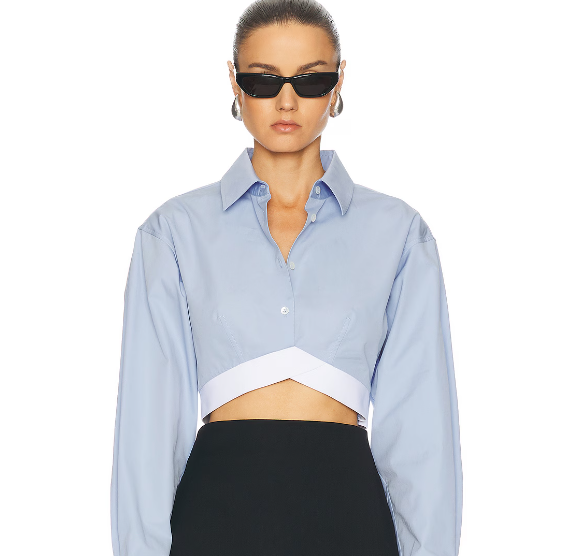 Alexander Wang 短款系扣上衣