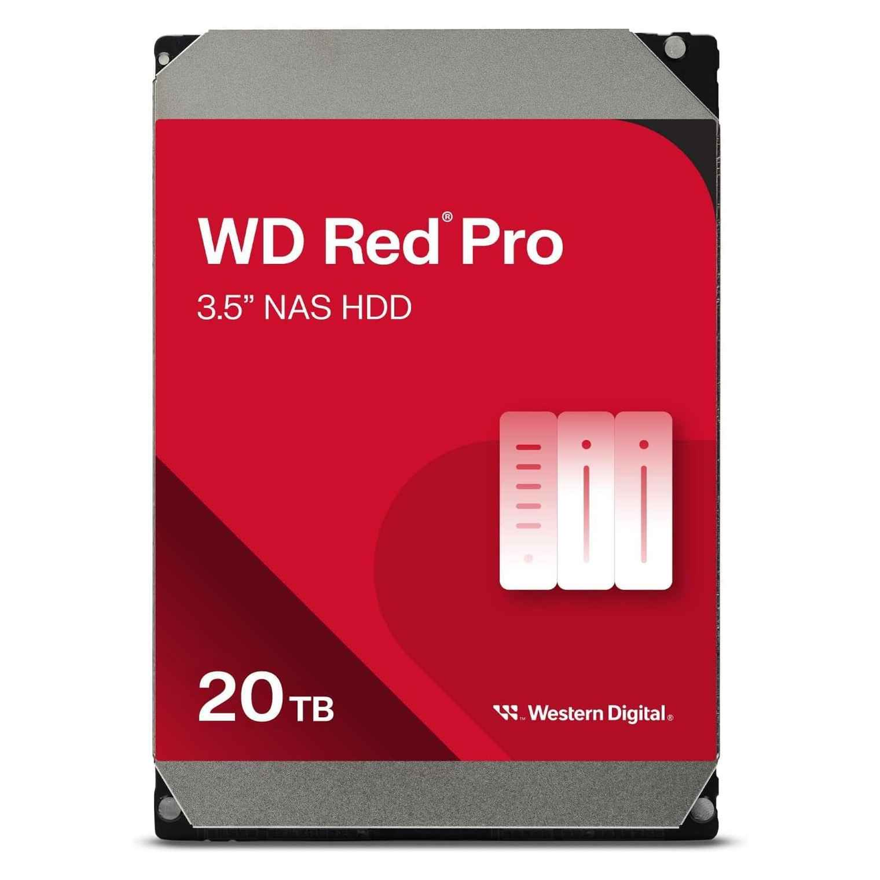 【含税直邮】西数 20TB WD 红色 Pro NAS 内置硬盘 - 7200 RPM,SATA 6 Gb/s,CMR,512 MB 缓存,3.5 英寸