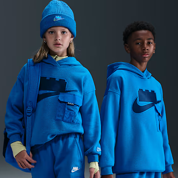 NIKE中国官网：儿童折扣区开抢 大童套头连帽衫￥289