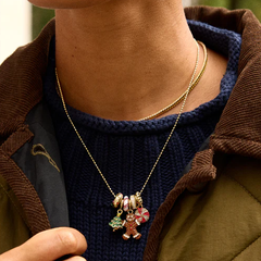 Baublebar Holly Jolly 圣诞吊坠项链