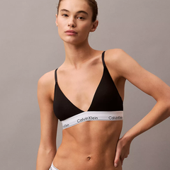 部分码有货 抄底价！Calvin Klein 黑色三角杯内衣