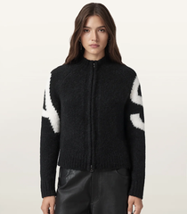 Allsaints 拉链针织开衫