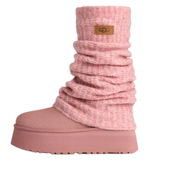 UGG 经典拼接长裤雪地靴 #Pink Dawn