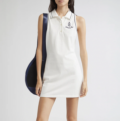 Sporty & Rich Polo 领连衣裙