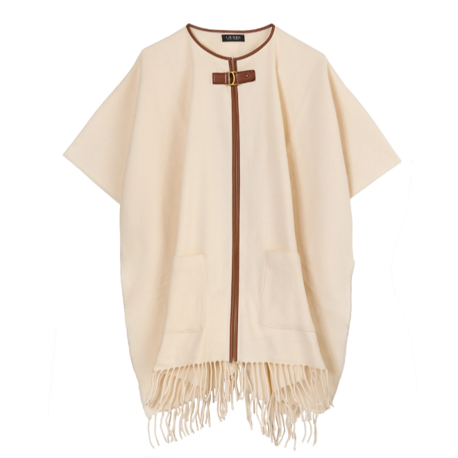 Lauren Ralph Lauren 拉夫劳伦马术扣披肩