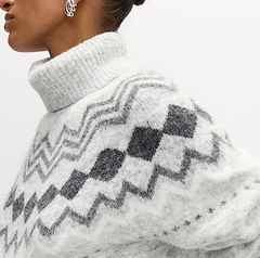 M&S 费尔岛羊毛高领毛衣