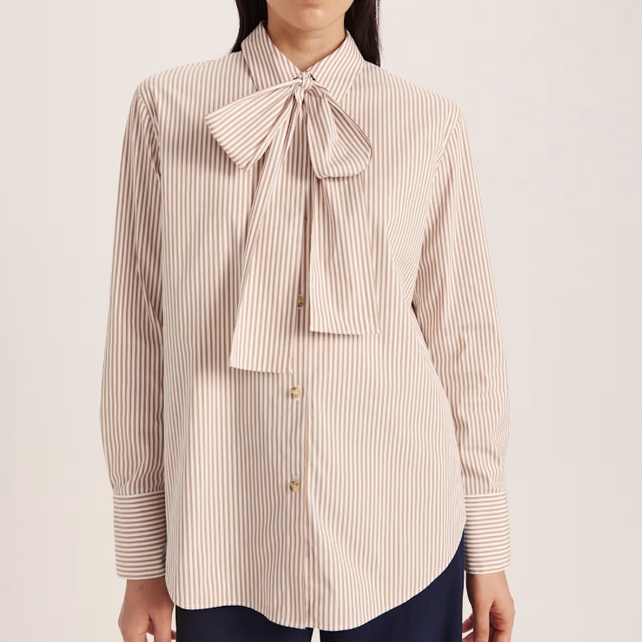 SABA Totti 领带条纹衬衫