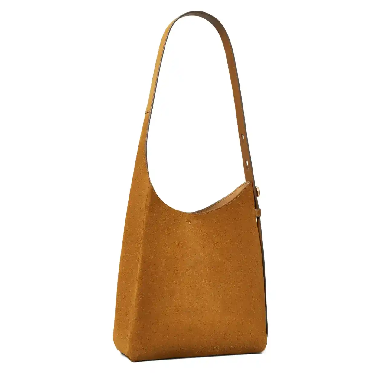 Tory Burch 汤丽柏琦 Romy 小号绒面皮手提包