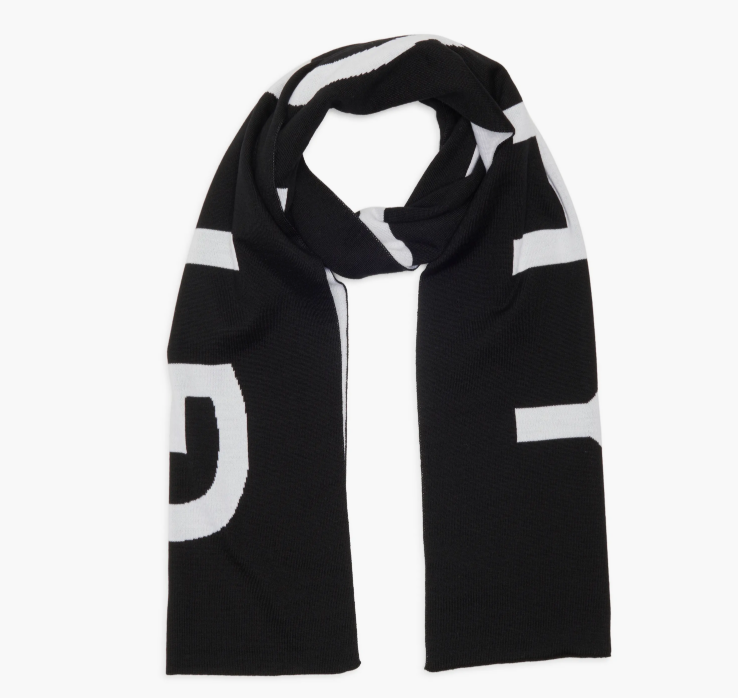 Givenchy 嵌花 logo 羊毛围巾