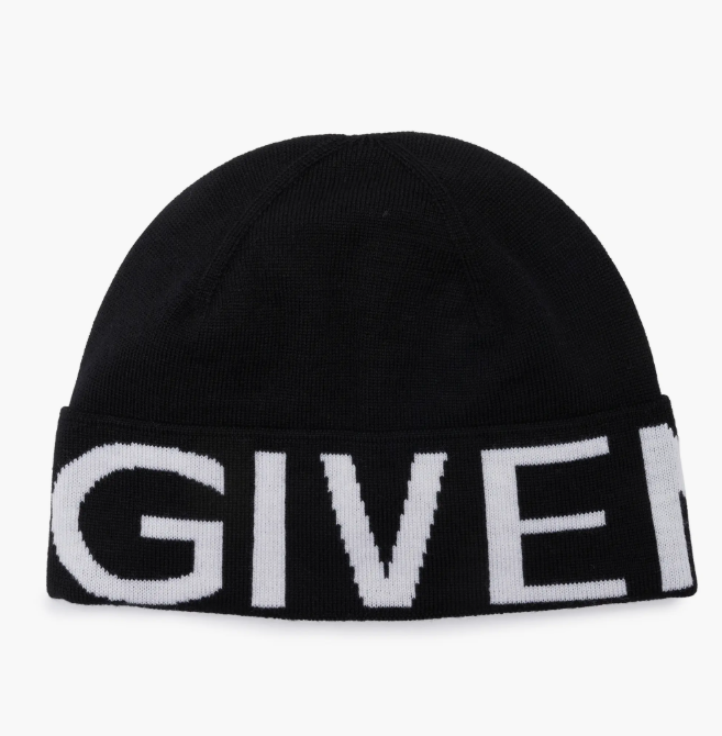 Givenchy Logo 羊毛无边小便帽