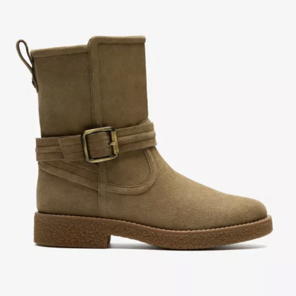 Clarks Nella Mid 麂皮踝靴