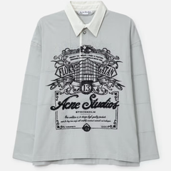 凑单价！Acne Studios 长袖印花T恤