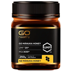 GO Healthy 麦卢卡蜂蜜 UMF 20+（MGO 820+）250 克