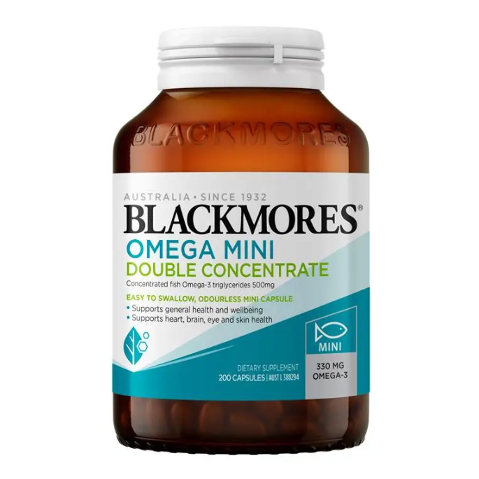 Blackmores 迷你浓缩鱼油胶囊 200 粒
