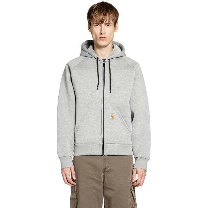 CARHARTT WIP 卡哈特灰色连帽外套