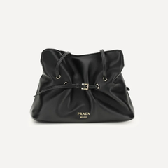 PRADA 普拉达黑色皮革单肩包