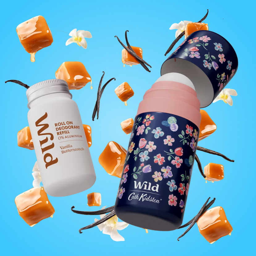 Wild 滚珠式止汗剂 碎花外壳