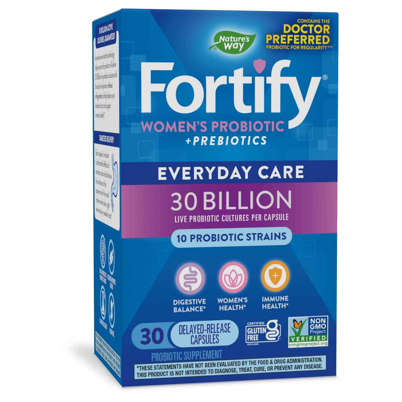 【含税直邮】NATURE'S WAY 女性益生菌胶囊 300亿活菌10菌株 30粒