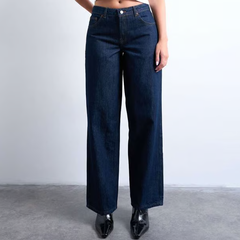 Topshop Hourglass Cinch 低腰宽松牛仔裤