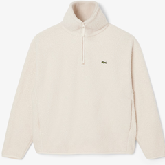 Lacoste 鳄鱼拉链抓绒卫衣