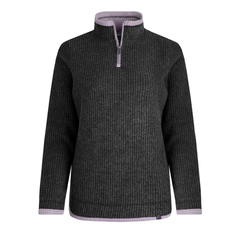 Mountain Warehouse Beye 女士1/4拉链格纹抓绒衫