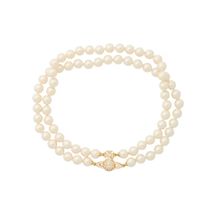 VIVIENNE WESTWOOD 西太后双层珍珠土星项链