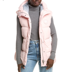 Canada Goose 加拿大鹅 Rayla 粉色长款马甲