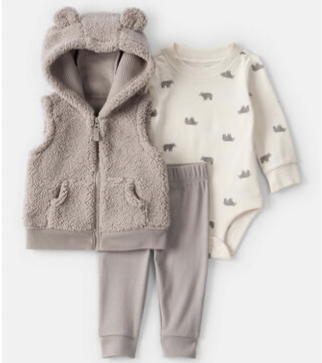 Carter's 小熊三件套