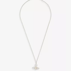 Vivienne Westwood 西太后 珍珠带钻土星项链