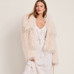 Francesca's 人造毛皮夹克