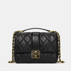 Kate Spade Carey 黑色绗缝斜挎包