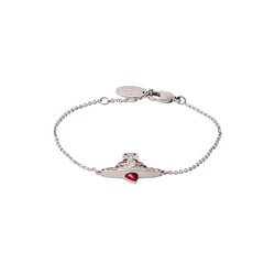 VIVIENNE WESTWOOD 西太后红色爱心土星手链