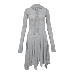 OPEN YY 连帽针织连衣裙
