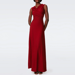 DVF Tomas 红色连衣裙