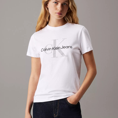 Calvin Klein 字母徽标白色T恤