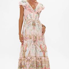 Camilla 荷叶边层叠式连衣裙