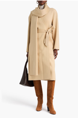 ZIMMERMANN 羊毛混纺毡大衣