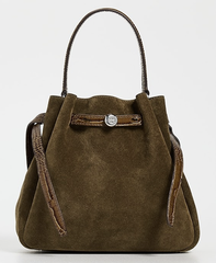 Tory Burch Romy 麂皮水桶包