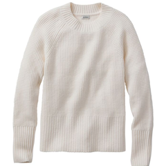 L.L. Bean 超柔软华夫格纹圆领毛衣