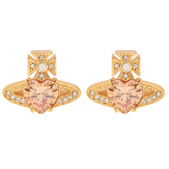 VIVIENNE WESTWOOD 西太后 Ariella 水晶土星耳钉