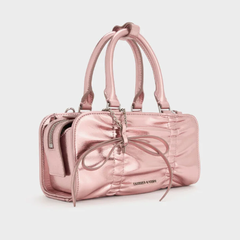 Charles & Keith Kadee 蝴蝶结保龄球包