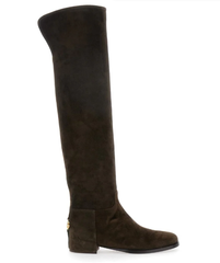 Dolce & Gabbana 棕色过膝长靴