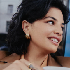 Sienna Miller 同款！Missoma 波纹超大耳钉