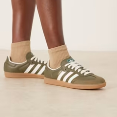 Adidas Originals 阿迪达斯 Samba OG 卡其绿德训鞋