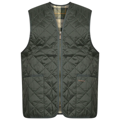 BARBOUR 绗缝拉链马甲