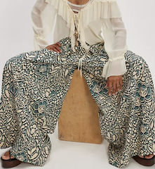 Free People 印花阔腿裤