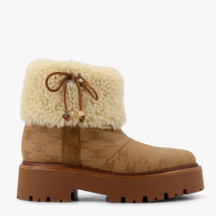 CELINE 凯旋门皮革靴