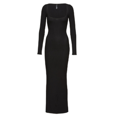 SKIMS 大方领修身连衣裙